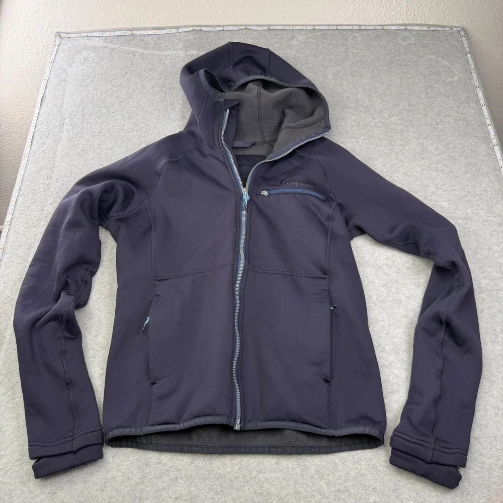 COTOPAXI Hooded Softshell Zip‎ Jacket Navy Performance Outdoor Women's Small